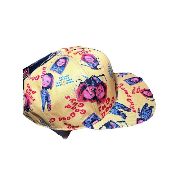 CHUCKY Good Guys Childs Play BIOWORLD OSFM Adjustable Men's Flat Bill Hat NWT - Picture 5 of 8